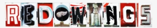 Detroit Red Wings Word Art - Graphic Design