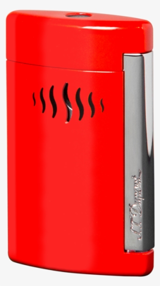 Dupont Minijet Chrome Finish Lighter, Wild Red - Data Storage Device