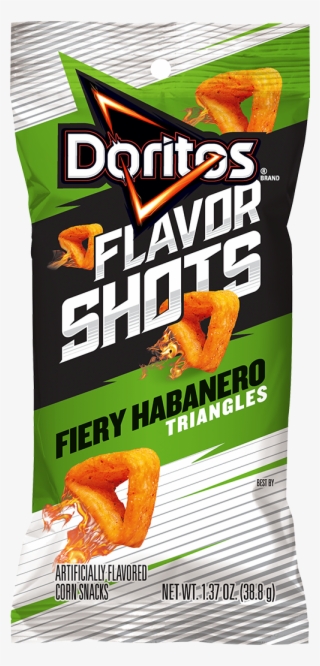 Doritos Flavor Shots Fiery Habanero Triangles - Doritos Flavor Shots