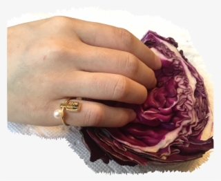 Shopping Fruits And Veggies Ring Black Onyx