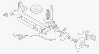 Citroen Rear Suspension Lower Spring Stopper - Technical Drawing