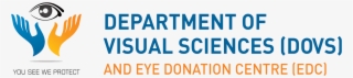 Department Of Visual Sciences Dovs And Eye Donation - Eye Donet Logo Png