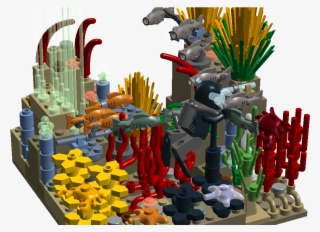 Coral Reef - Lego Coral Reef Model