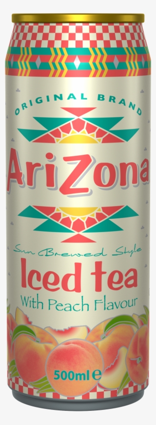Arizona Iced Tea With Peach Flavour Cans 12 X 0,5 Liter - Arizona Iced Tea Peach