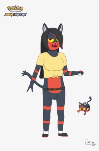 This Is Jared Laen The Anthropomorphic Litten From - Cartoon
