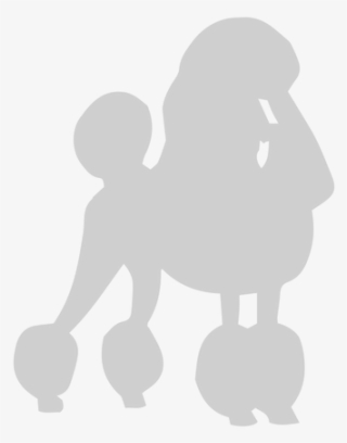 Poodle Vector Opposite - Standard Poodle