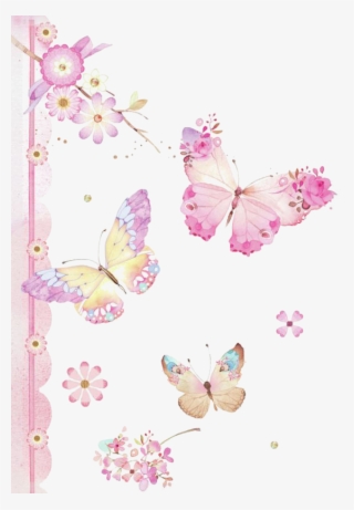 Butterfly House Caterpillar Clip Art Hand Painted - Pieridae