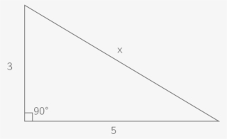 Determine Lengths In A Right Triangle Using The Pythagorean - Diagram