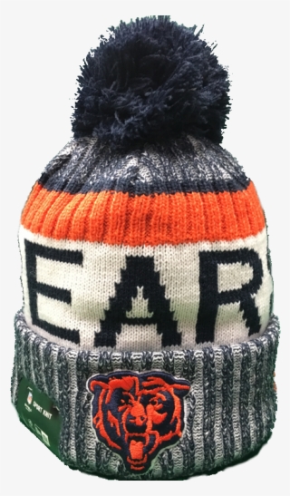 Chicago Bears Nfl 17 Sideline Retro Pom Toque More - Chicago Bears Toque