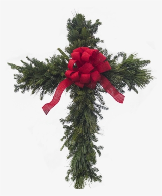 Cross Wreath - Christmas Ornament