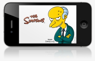Burns And Marge Simpson On Tomtom - Simpsons