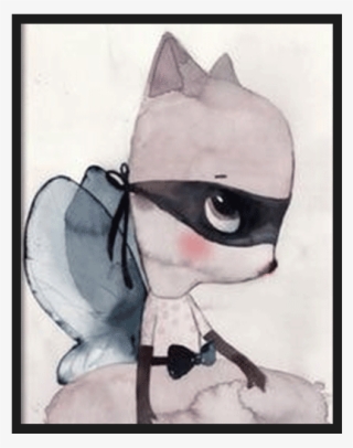 Girl With Butterfly Wings Poster - Mrs Mighetto Miss Tyra