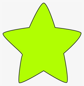 Green Star Image With Rounded Points - Sombra De Arbol De Navidad