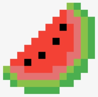 Watermelon Slice - Pixel Art 10 By 10 - 1196x1196 PNG Download - PNGkit