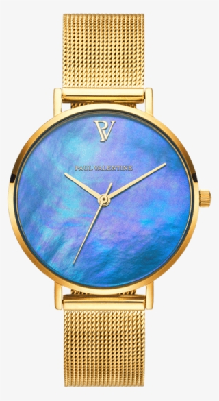 Paul Valentine Watch Blue Seashell
