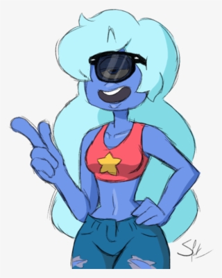 "sapphire With A Cool Shade" By Thealmightyspur - Cool Sapphire Steven Universe
