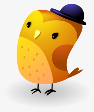 Father Owl With A Hat - Cartoon