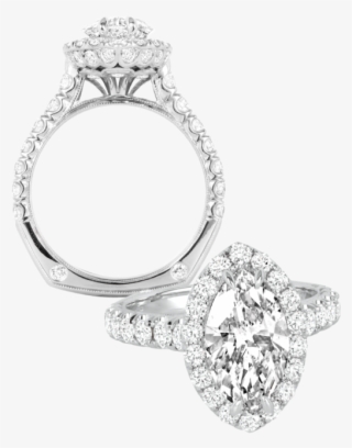 Kgr 1180-mq 18k Gold Ring - Engagement Ring