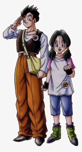Son Gohan, Pan E Eu ♥ - Gohan And Videl Png