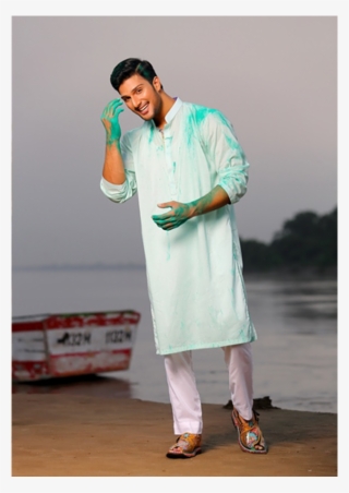 Buy Hasham Baig Dobby Fabric With Digital Printed Inside - Silk