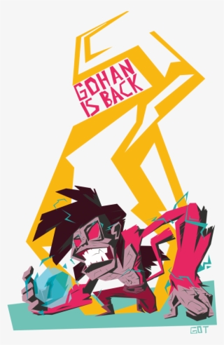 Gohan Is Back - Graphic Design