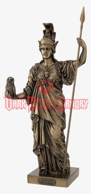 Bronze Athena Goddess Of Wisdom And War - Bronze Sculpture