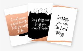 16yrs /adult Goddess Daily Intentions - Calligraphy