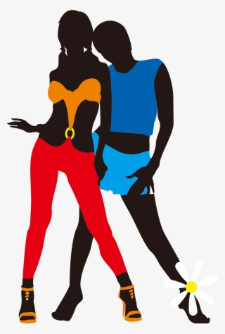 Silhouette Dance Clip Art - Illustration