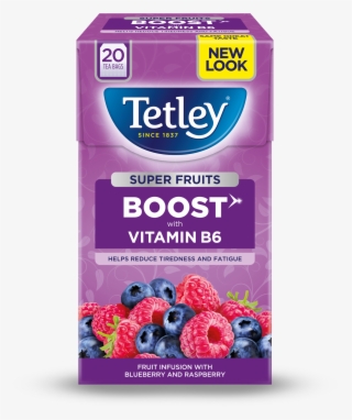 Super Fruits Blueberry & Raspberry - Tetley Super Green Tea