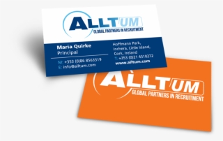 Alltum Recruitment Business Card Design - Graphic Design