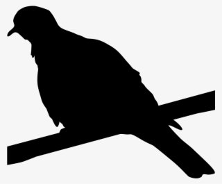 Clip Art Free Download Birds Svg Profile - Monochrome Bird
