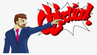Phoenix Wright Objection Transparent