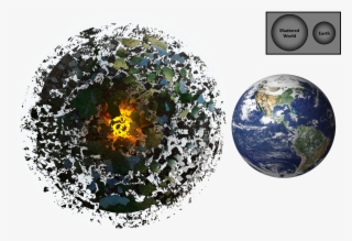 Planet Size Reference - Earth From Space