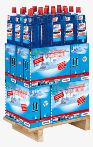 Quarter Pallet Antifreeze & Clear View Ready To Use - Palettenplatzierung Mit Europalette