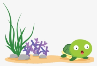 Sea Grass Clipart Border - Sea Creatures Clipart Png