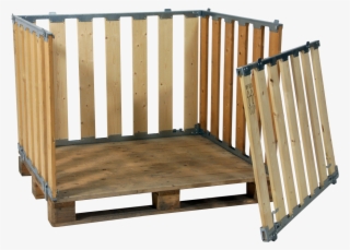 Removable Front Collapsible “walk-in” Pallet Box - Box Pallet