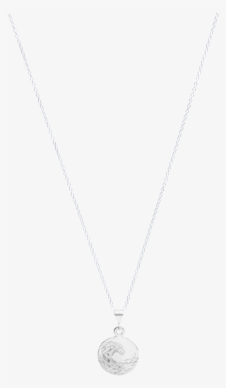 Top Sterling Silver Circle On A Sterling Silver Chain - سلسال تيفاني