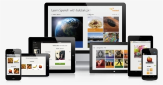 Babbel Product Lineup - Collage