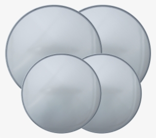 5103 4-pack Round Silver Burner Cover Set Range Kleen - Circle