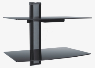 Ikea Silver Wall Shelf Circle - Szklana Połka Rtv