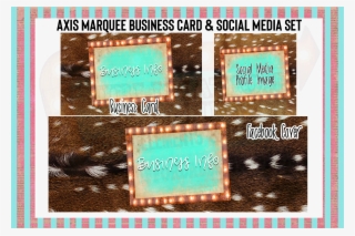 Axis Marquee Social Media Set & Business Card File - Craft
