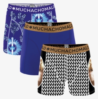 Men 3-pack Boxershort No Guts No Glory - Onderbroeken Muchachomalo Jongens