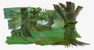 Fundo Floresta Vetor Png