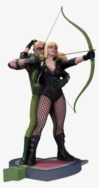 Green Arrow & Black Canary Statue - Green Arrow Black Canary Statue