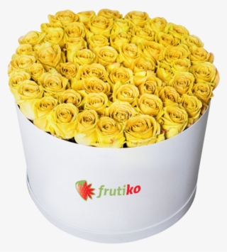 Oval Yellow Roses Box - Flower