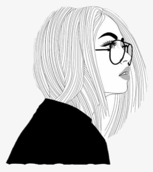 Tumblr Girl Drawing Popularpic - Girl Drawing