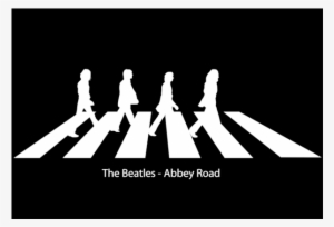 Beatles Walking Abbey Road Vinyl 8 Wide Color White