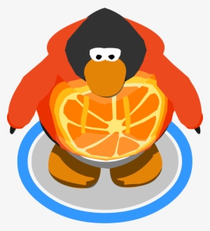 Orange Citrus Hoodie - Red Penguin Club Penguin