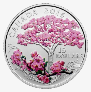 Fine Silver Coloured Coin Celebration Of Spring - Coin