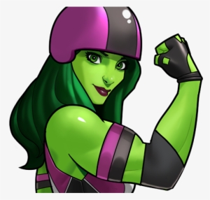 Roller Derby She-hulk - Avengers Academy She Hulk